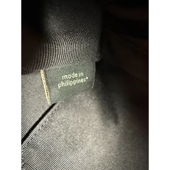 Coach Kelsey Signature Black Canvas Double Handles Zipper Satchel Bag - Picture 9 of 17